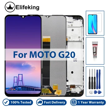 ЖК-Дисплей Для Motorola Moto G20 Дисплей С Сенсорным Экраном Дигитайзер Для Мобильного Телефона В Сборе Замена XT2128-1/XT2128-2 С инструментами