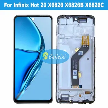 Для Infinix Hot 20 5G X666 X666B X6826 X6826B X6826C ЖК-дисплей С Сенсорным Экраном и Цифровым Преобразователем В сборе Для Infinix Hot 20 Play X6825