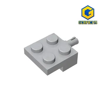 Шины и диски Gobricks GDS-1061 с односторонним болтом 2x2, совместимые с образовательными строительными блоками lego 10313-4488 