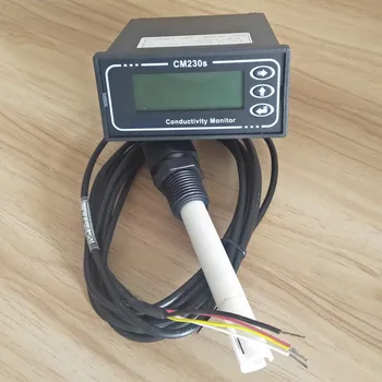 Измеритель электропроводности CM-230 Цифровой Сигнал Тока 4-20 мА Монитор Электропроводности Инструмент для измерения скорости электропроводности 0-2000 мкс/см ATC