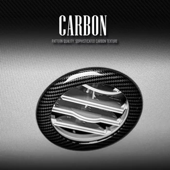 4ШТ Отделка вентиляционной рамы кондиционера на крыше автомобиля Интерьер из карбонового дерева для Hyundai Staria 2021-2023 Молдинги