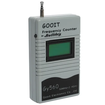 Устройство для проверки частоты Двухстороннего Радиоприемника GSM 50 МГц-2,4 ГГц GY560 Частотомер