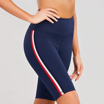 Спортивные шорты для йоги Женские спортивные брюки с высокой талией, шорты для фитнеса