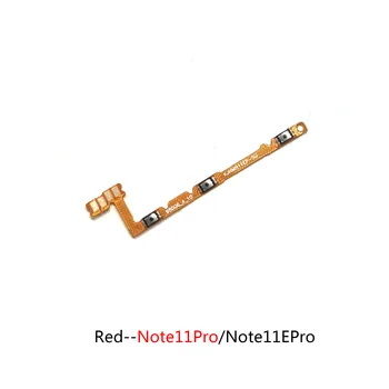 Для Xiaomi Redmi Note 11 4G Note11 Note11E Note11Pro 11TPro Note12 12Pro Кнопка Включения Выключения громкости Гибкий кабель Клавиша Переключения