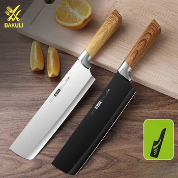 Нож для нарезки утки БАКУЛИ, нож для овощей из нержавеющей стали, нож для мяса, нож для нарезки, разделочный нож, с крышкой для ножа
