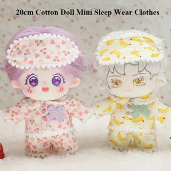 подшерсток для хлопчатобумажной куклы 20 см, модная кукольная мини-пижама, брюки, одежда для кукол из хлопка, аксессуары, костюм для куклы-идола
