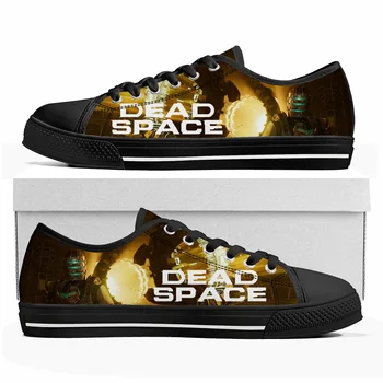 Кроссовки Dead Space с низким берцем Горячая Мультяшная Игра Женская Мужская Подростковая Высококачественная Обувь Повседневные Модные парусиновые кроссовки на заказ