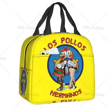 Во все тяжкие, Ланч-бокс-холодильник, термоизолированная сумка для ланча Los Pollos Hermanos Chicken Brothers, сумка-тоут для женщин, детские сумки для еды