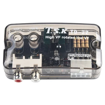Автомобильный адаптер Конвертер 12V RCA Стерео Регулируемый Аудиоконвертор Автомобильный адаптер-преобразователь высокого давления в низкое Новое поступление