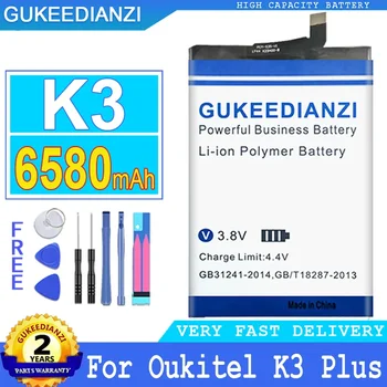 Сменный Аккумулятор Мобильного Телефона 6580 мАч Для Смартфонов Oukitel K3 OukitelK3 K3 Plus 
