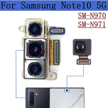 Задняя Камера Для Samsung Galaxy Note 10 Note10 5G N970F N971F N971N N970U N970N Оригинальный Модуль Задней Основной Фронтальной камеры Гибкий Кабель