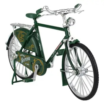 Имитационная модель велосипеда 1: 10, Гоночная Велосипедная игрушка, Имитация горного велосипеда, Металлическая гоночная модель мини-велосипеда, украшения для дома, поделки
