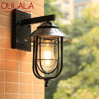 BELLE Открытый Черный Настенный Светильник LED Classic Retro Light Sconces Водонепроницаемый Декоративный для Домашнего Прохода
