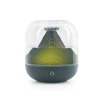 Портативный Увлажнитель воздуха с двойной распылительной насадкой, диффузор с высокой производительностью, распыляющий ночной свет зеленого цвета