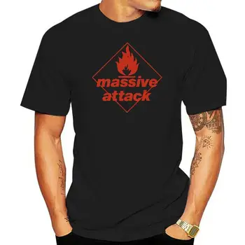 Новая аутентичная футболка Massive Attack Blue Lines Album Soft для взрослых, размеры S, M, L X 2X, футболка с принтом на заказ