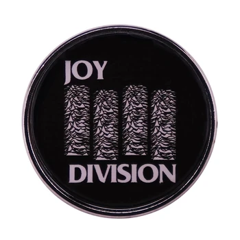 Кнопки с логотипом Joy-Division, булавки для лацканов джинсов, Эмалированная брошь, Булавка, Женская мода, ювелирные изделия, Подарки, Мультяшные значки