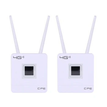 2X 3G 4G LTE Wifi Маршрутизатор 150 Мбит/с Портативная Точка Доступа Разблокированный Беспроводной CPE Маршрутизатор Со Слотом Для Sim-карты WAN/LAN Порт EU Plug