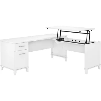 Г-образный письменный стол Bush Furniture Somerset 72W с 3 положениями 
