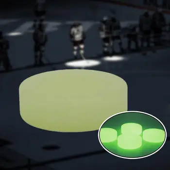 Вечеринка в стиле хоккея с шайбой, светящийся в темноте, самосветящийся диаметр 7,2 см