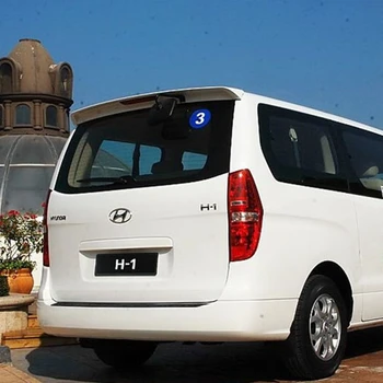 Для спойлера H-1 Высококачественный материал ABS, цвет грунтовки заднего крыла автомобиля, спойлер для Hyundai H-1 Wagon Spoiler