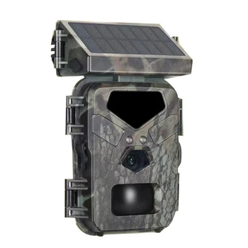 1 ШТ Mini700 24-мегапиксельная охотничья камера ИК-камера слежения на открытом воздухе Водонепроницаемая IP65 для исследования диких животных С солнечными батареями