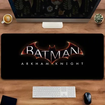 Коврик для мыши Batmanes Персонализированный художественный игровой коврик для мыши Геймер с большим резиновым замком по краю, большой коврик для компьютерной мыши, коврик для ноутбука на столе