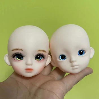 Практика макияжа 30 см Кукольная голова 1/6 Bjd Кукольная голова ручной работы, сделай САМ, кукла для девочек, игрушка в подарок (голову можно открыть)