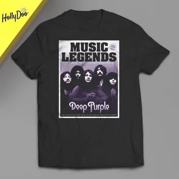 Футболка Deep Purple Music Legend Хлопчатобумажная Расчесанная Футболка 30-х годов