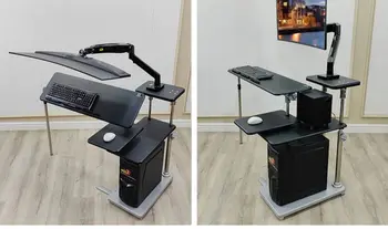 Компьютерный стол настольный прикроватный столик подъемный стол ленивый стол механический кронштейн