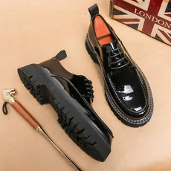 Новая черная обувь шеф-повара, кухонная рабочая обувь с мягкой подошвой и износостойкостью, повседневная кожаная обувь для молодых мужчин, спортивная