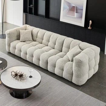 Современный диван-кушетка с мягким ворсом, 3-местный диван-мебель для гостиной, спальни, офисных диванов