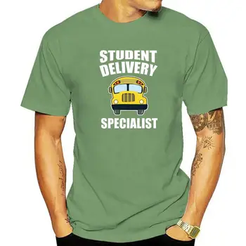 Водитель школьного автобуса, специалист по доставке студентов, Эстетичные футболки с графическим рисунком, футболки для взрослых из хлопка Camisa, Персонализированные
