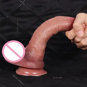 Полноразмерные реалистичные игрушки для пениса для женщин, секс-товары для взрослых, толкающий фаллоимитатор Xxl Sexshop, Фаллоимитаторы для женской мастурбации 18 God Dick