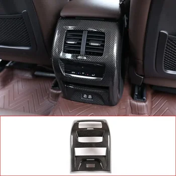 Текстура ABS Из Углеродного Волокна Задняя Рамка Вентиляционного Отверстия Кондиционера Автомобиля Накладка Для BMW X3 G01 X4 G02 2020 Автомобильные Аксессуары