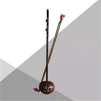 Изысканный резной Эрху Чаошань из кокосовой шелухи Этнические характеристики Традиционный струнный инструмент для сценического исполнения Эрху
