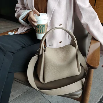 Роскошные мягкие женские сумки через плечо из натуральной кожи, женские сумки-мессенджеры, модная женская квадратная сумка для покупок, новинка 2023 года