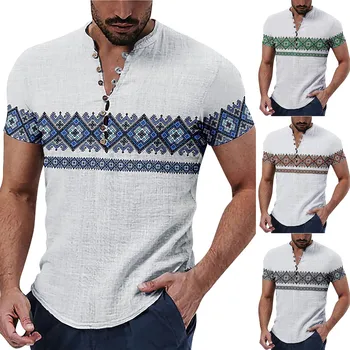 Мужская дизайнерская одежда, укороченные стильные повседневные рубашки, мужская рубашка с принтом, рубашка с коротким рукавом, мужская Рубашка Оверсайз