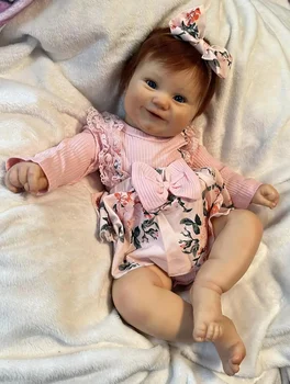 50 см кукла Maddie Reborn для маленьких девочек, 3D Тон кожи, многослойная роспись видимых вен, Bebe Reborn для девочки