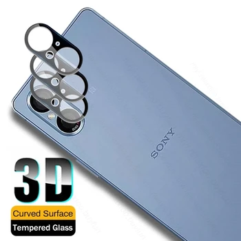 3ШТ 3D Чехол для объектива Из закаленного Стекла Для камеры Sony Xperia 5 V 5G HD Защитное Стекло На Xperia5V Xpreia 5 V V5 2023 XQ-DE54 6.1