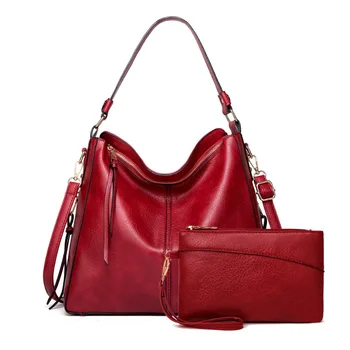 XZAN продажа двухсекционный набор новый большой емкость женские сумки 2023 осенняя мода сумки PU плеча Crossbody сумка для женщин