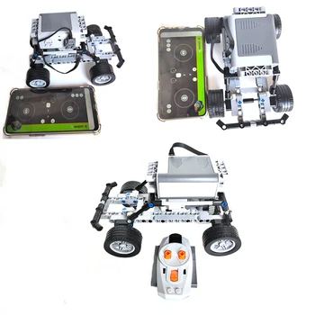 Moc 9686 App RC Техническая функция питания Приводное колесо Мотор Части автомобильного блока Steam Студенческое Образовательное обучение Diy Кирпичная игрушка в Подарок