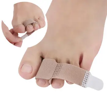 Hammer Toe Wrap Сверхмягкая Износостойкая нейлоновая шина для пальцев ног Обертывает сломанный выпрямитель для пальцев ног Hammer для дома