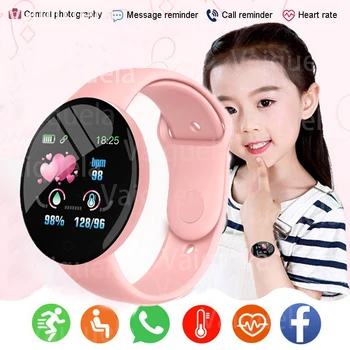 Детские смарт-часы Bluetooth, водонепроницаемые цифровые часы со светодиодной подсветкой для девочек, студенческие смарт-часы для мальчиков, электронные детские наручные часы
