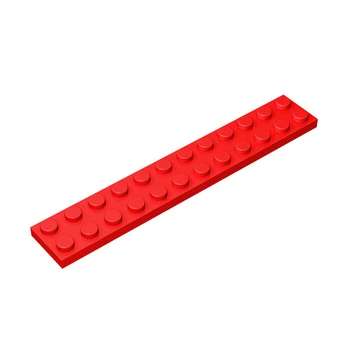 Развивающая сборка Gobricks Plate 2 x 12 совместима с lego 2445 детскими игрушками building block Particles Plate