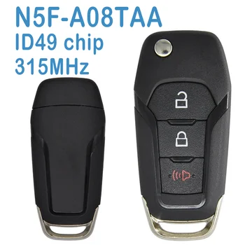 N5F-A08TAA Оригинальный Автоматический Пульт Дистанционного Управления 3 Кнопки 315 МГц ID49 Чип 3248-A08TAA Заменить Автомобильный Ключ Для Ford Fusion 2013 2014 2015 2016