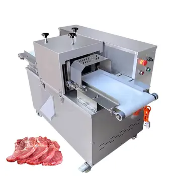 Автоматическая Машина для нарезки говядины, Свинины, куриной грудки, вяленого замороженного свежего мяса, машина для нарезки мелких мясных полосок