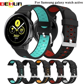 Ремешок для часов Samsung Galaxy Watch Active 2 40 мм/44 мм 42 мм Gear Sport S2 20 мм Браслеты Galaxy 42 мм Сменный ремешок для часов