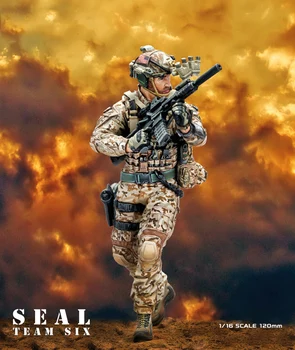 Новый В Разобранном виде 1/16 SEAL TEAM SIX 120-мм солдатский Набор Смолы DIY Игрушки Неокрашенные наборы
