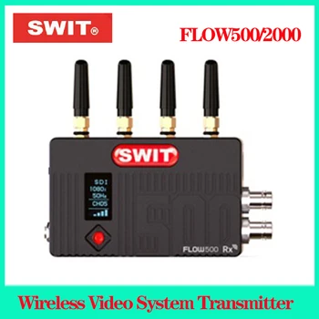 SWIT FLOW500 / 2000 Беспроводная видеосистема Передатчик Приемник Вход / выход SDI Двухдиапазонная передача изображения и видео 2000 футов/ 600 м