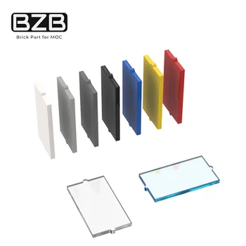 10ШТ BZB MOCr 60602 Стекло для окна 1 x 2 x 3 для строительных блоков, деталей, обучающих высокотехнологичных игрушек 